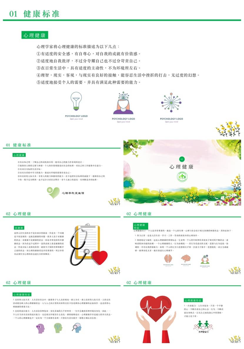 中学心理健康教育主题班会PPT课件，情绪管理压力应对活动设计 - 第2页预览