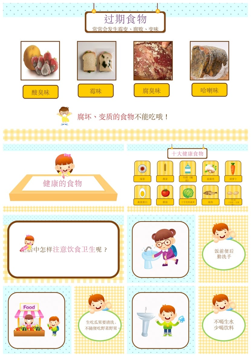 食品安全教育主题班会PPT课件 校园食品卫生安全班会教学课件 - 第3页预览