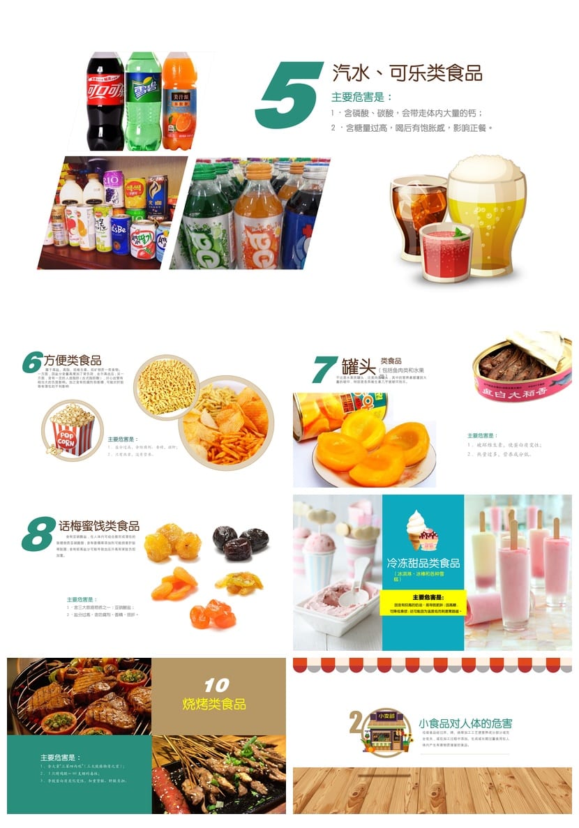 食品安全教育PPT课件 主题班会篇 班会ppt模板 - 第2页预览