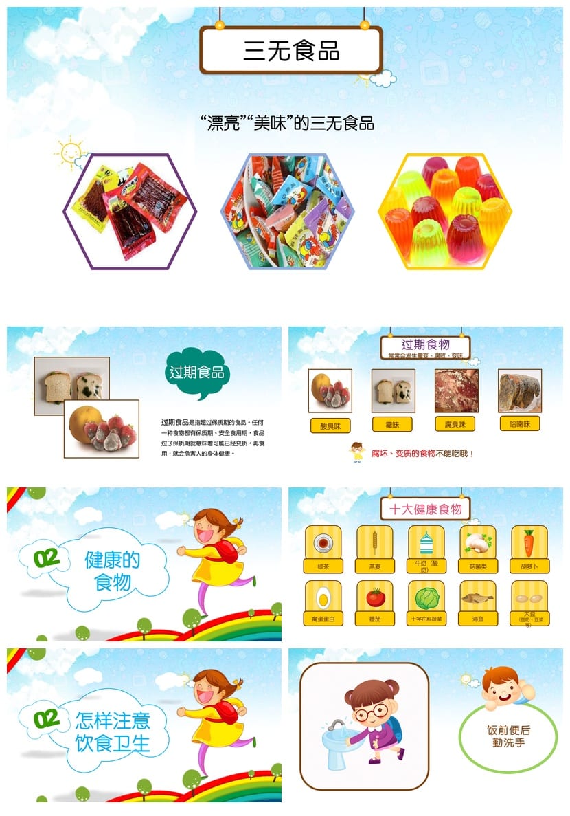 食品安全教育主题班会PPT课件 校园食品安全班会内容设计 - 第2页预览