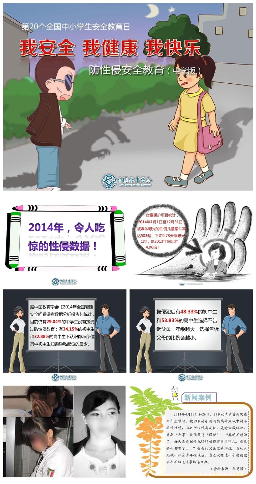 防性侵主题班会PPT课件 性教育班会通用模板 儿童安全教育电子版 - 第1页预览