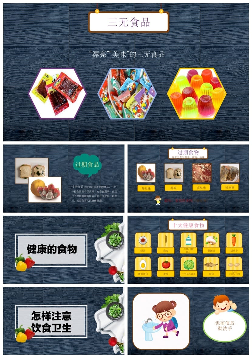 食品安全主题班会PPT通用篇 校园饮食安全班会课件 - 第2页预览