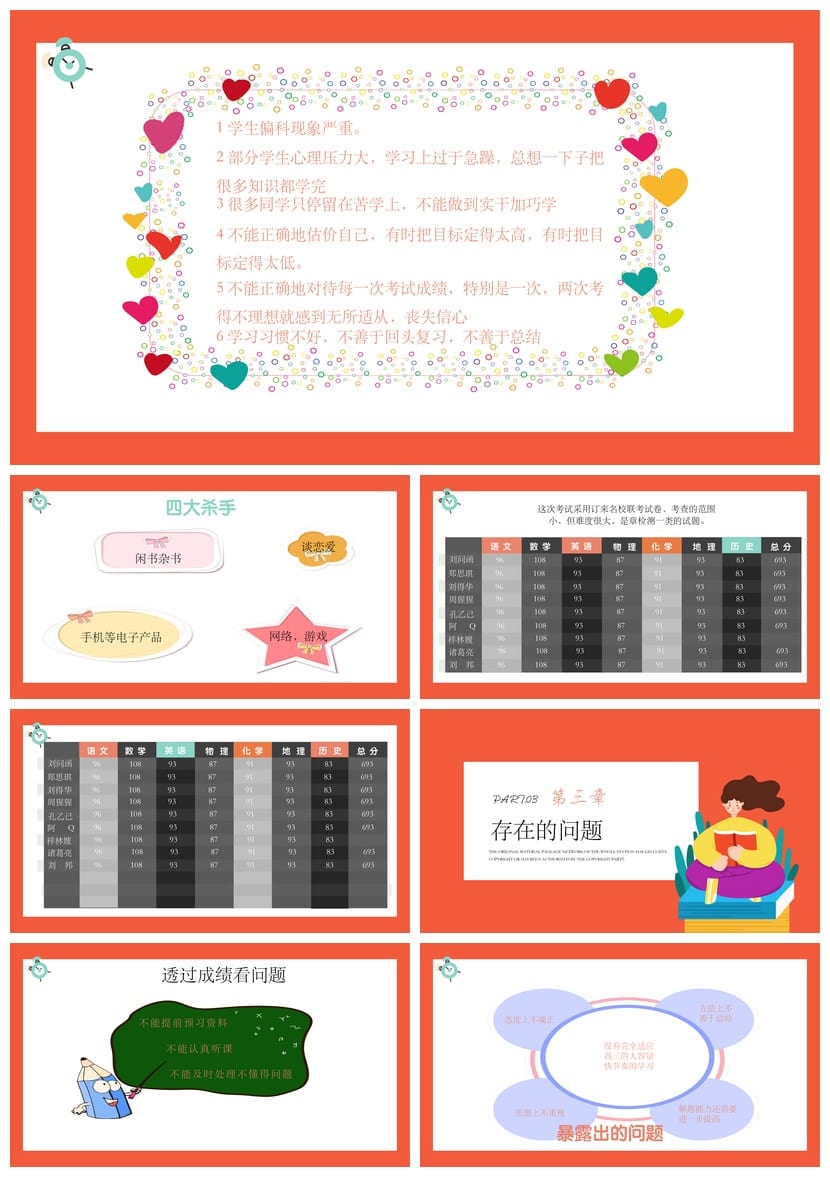 高中家长会PPT课件 主题班会设计模板资源包 - 第3页预览