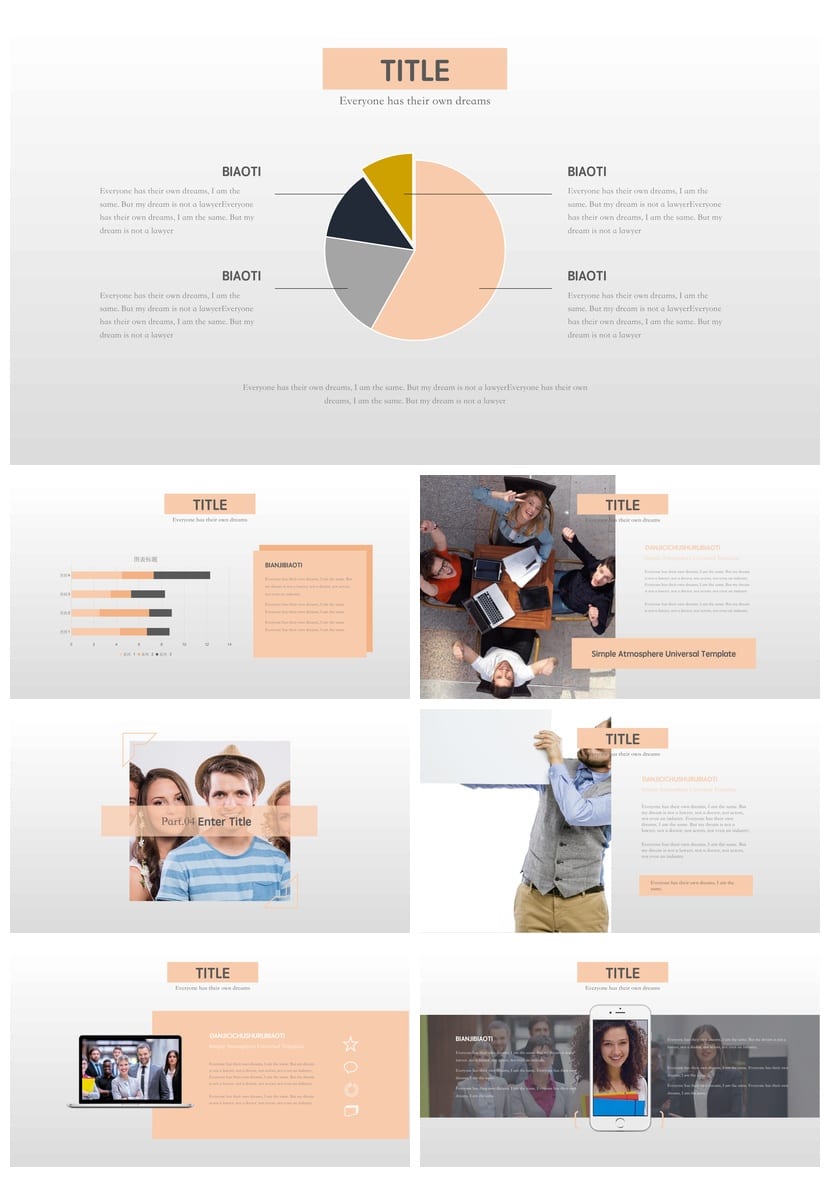 开题报告PPT模板 毕业答辩高端简约通用素材 论文专用 - 第3页预览