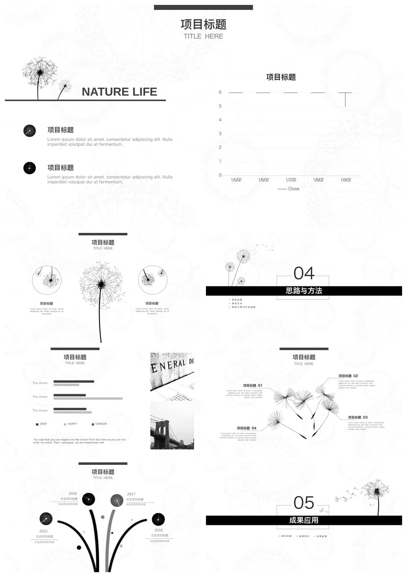 开题报告答辩PPT模板 毕业答辩简约白色 高端学术风素材pptx - 第3页预览