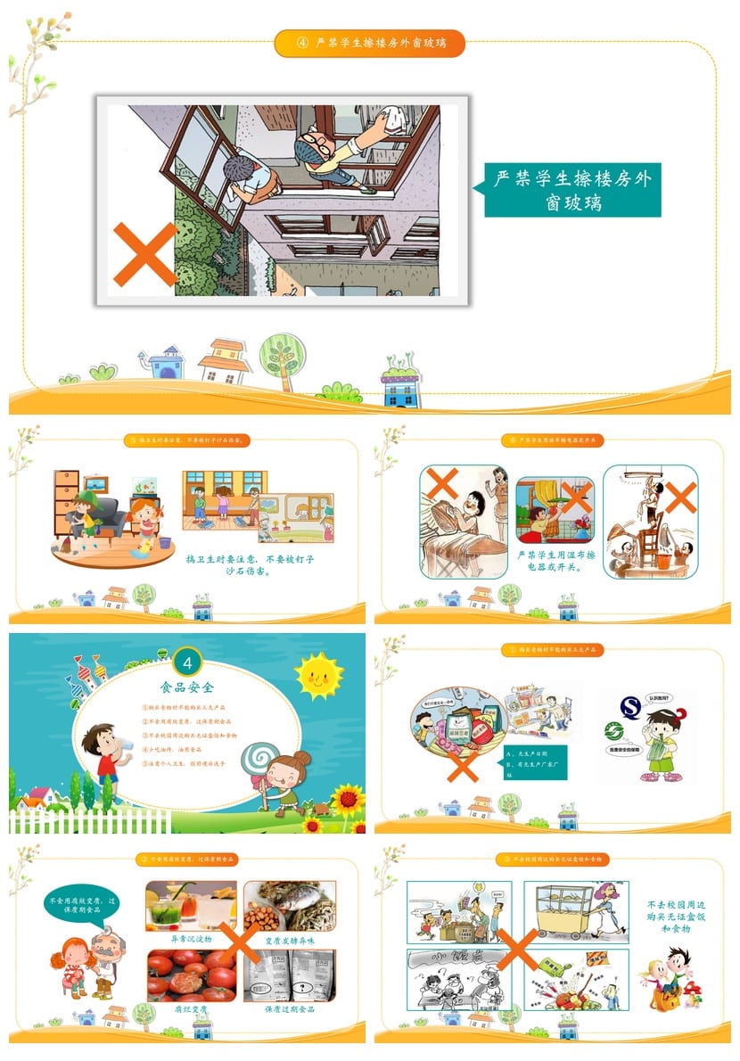 校园安全教育主题班会PPT课件 防溺水交通安全校园霸凌模板 - 第4页预览