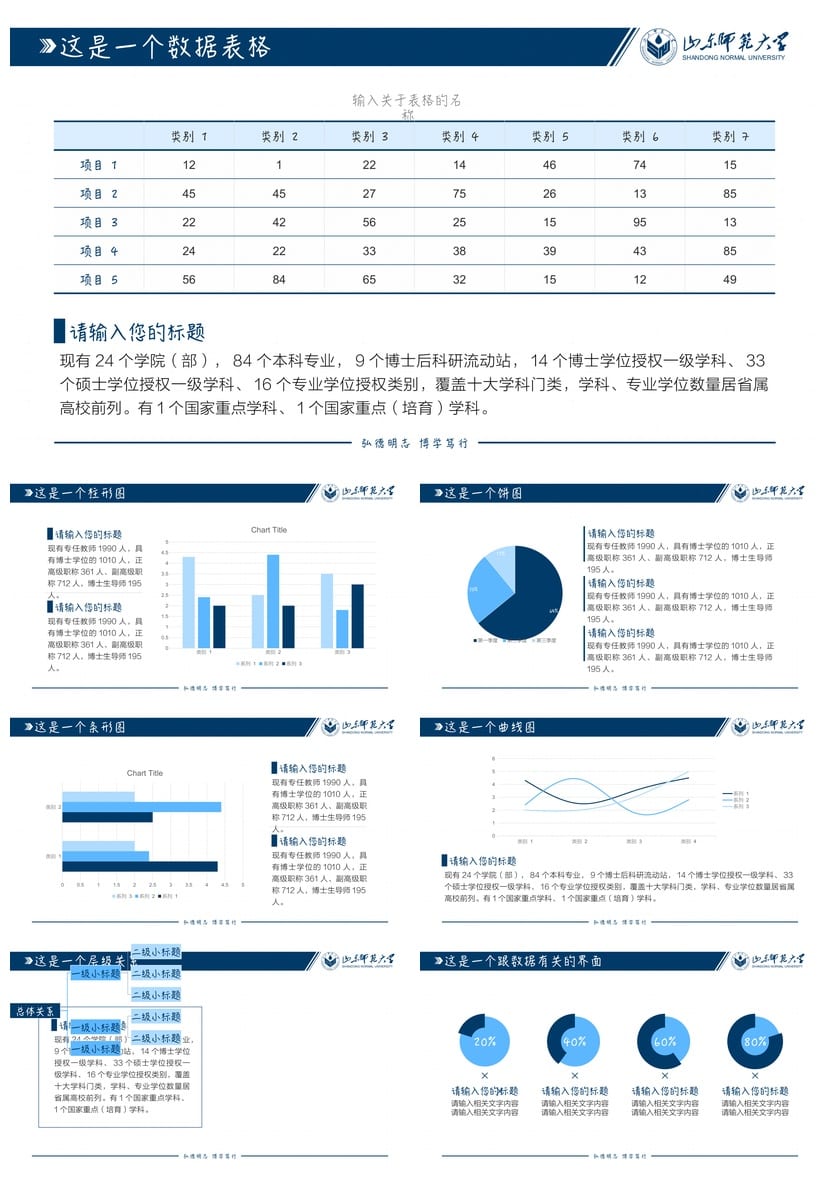 山东师范大学 开题报告毕业答辩PPT模板 学术风素材 pptx - 第4页预览