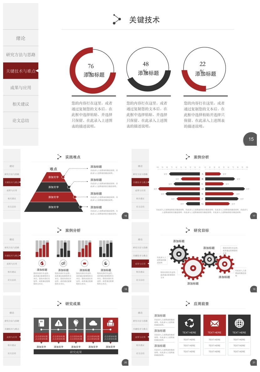 云南大学 开题报告与毕业答辩PPT模板 学术风素材pptx - 第3页预览