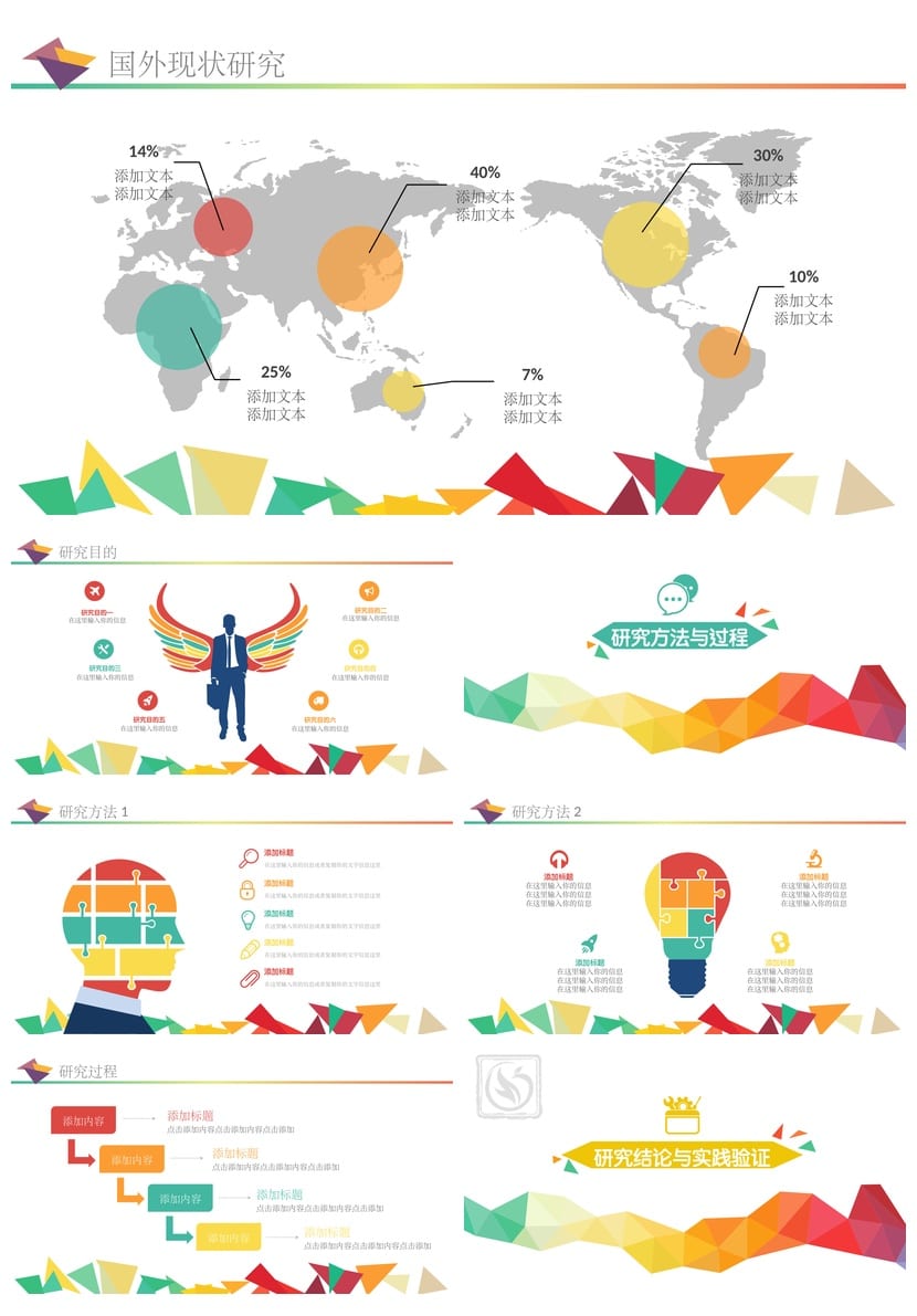 国奖答辩PPT模板 毕业答辩PPT素材 学术汇报PPT范文 - 第2页预览