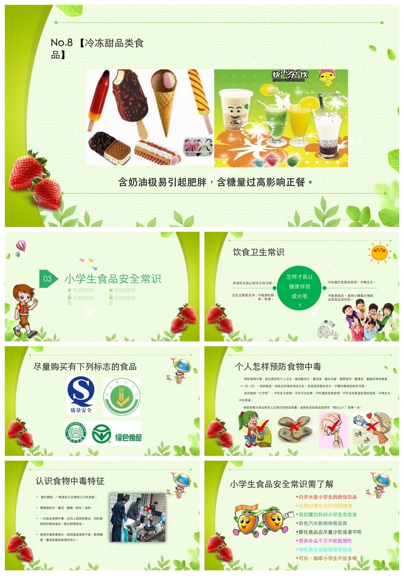 食品安全PPT模板源文件 企业培训课件与餐饮管理素材 - 第3页预览