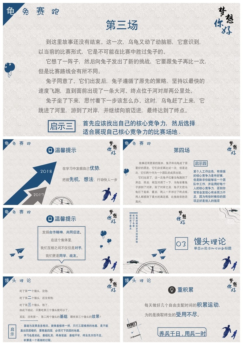 梦想你好主题班会PPT励志教育课件 可编辑梦想起航班会材料模板 - 第3页预览