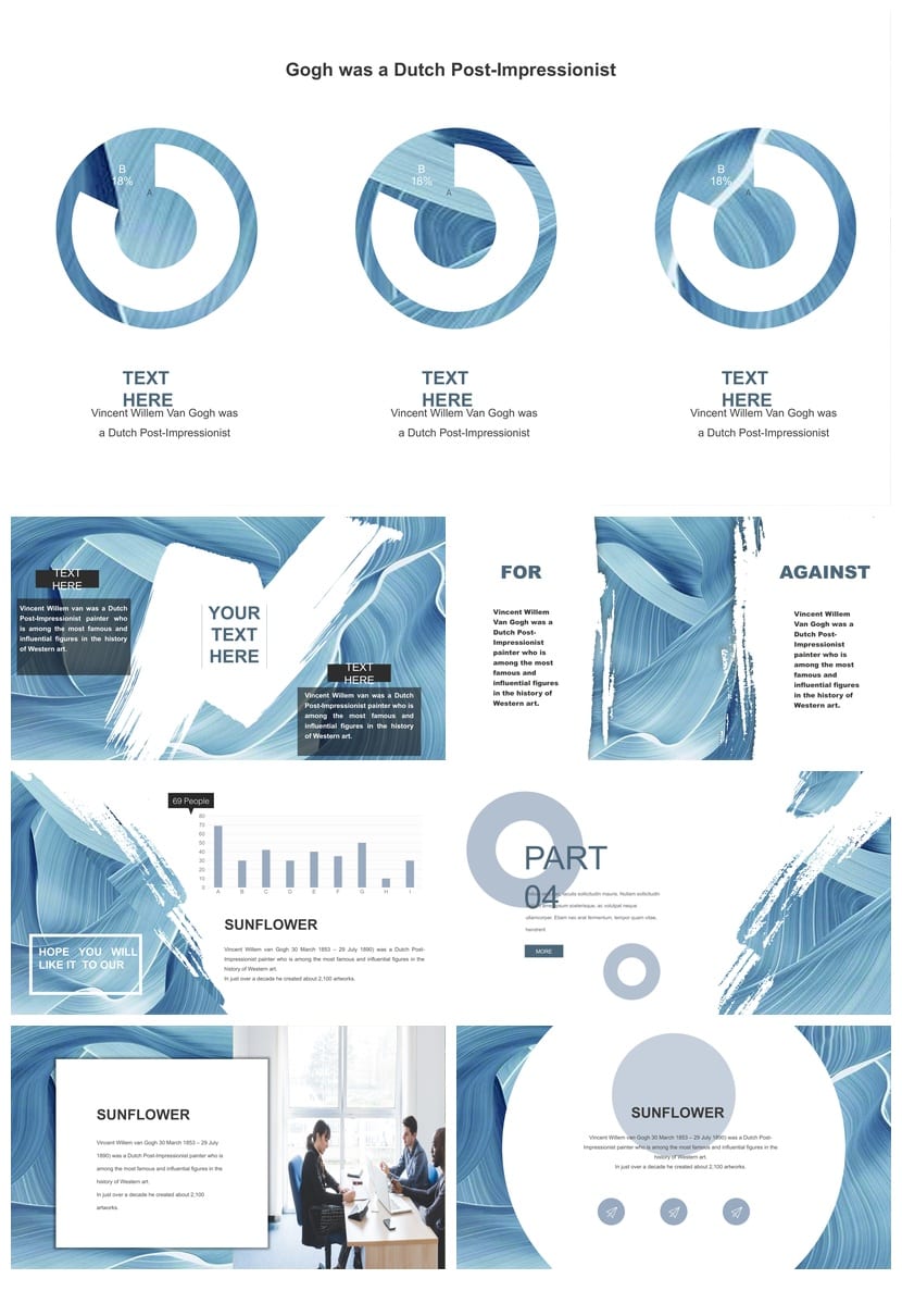 高端创意杂志风PPT模板 各行业工作报告个人简历设计素材pptx - 第3页预览