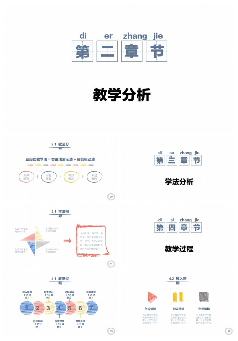 风格行业工作报告教学培训课件PPTX素材模板 商务汇报通用设计 - 第2页预览