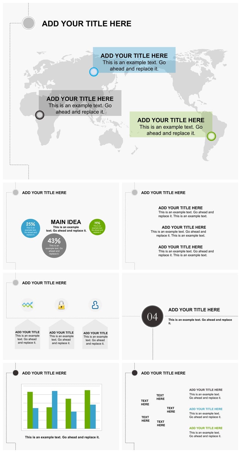 行业工作报告PPT模板 (创意风格pptx素材) 企业通用高端设计 - 第3页预览