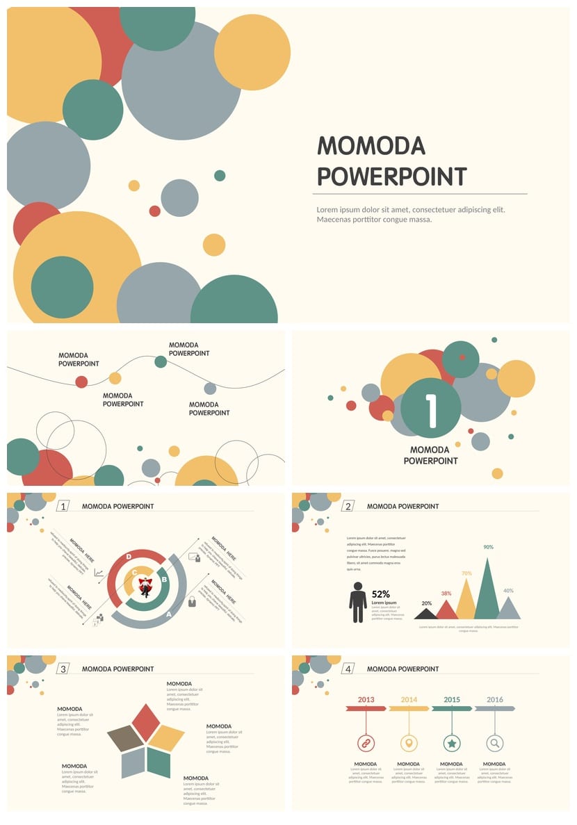 行业工作报告PPT模板 创意设计风格与素材合集pptx - 第1页预览