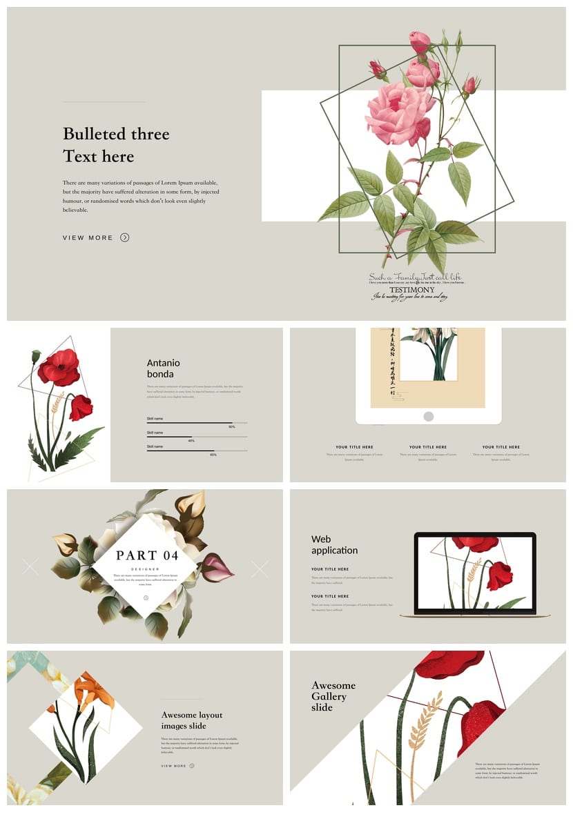 行业工作报告产品发布PPT模板 风格素材pptx设计 - 第3页预览