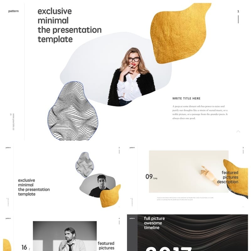 高级产品发布PPT模板 工作报告行业风格素材 可编辑pptx设计 - 工作PPT 模板