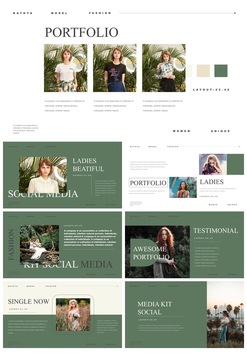 莫兰迪系工作总结PPT模板 可编辑源文件pptx素材 - 第4页预览