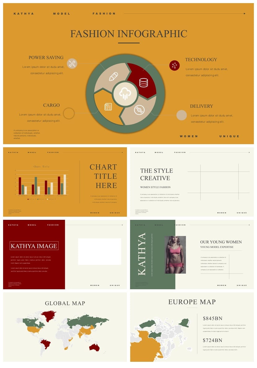 莫兰迪系工作总结PPT模板 可编辑源文件pptx素材 - 第7页预览