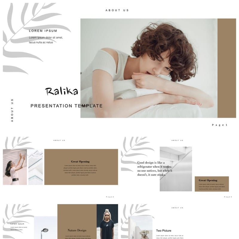 莫兰迪系工作总结PPT模板 高级感扁平化可编辑源文件pptx - 工作PPT 模板