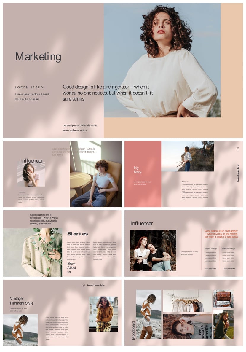 莫兰迪系工作总结PPT源文件模板 可编辑pptx素材 - 第3页预览