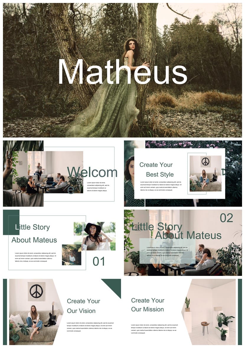 莫兰迪色工作总结PPT模板 可编辑源文件pptx素材 - 第1页预览