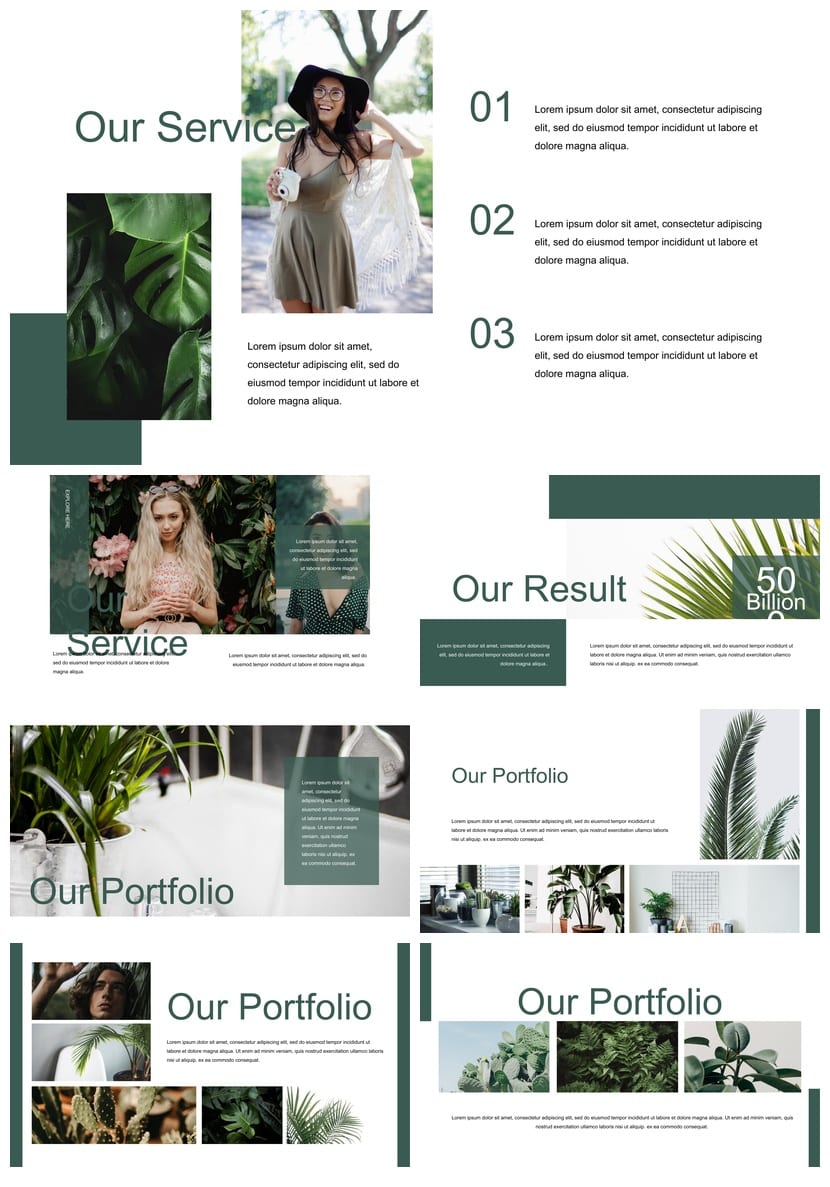 莫兰迪色工作总结PPT模板 可编辑源文件pptx素材 - 第2页预览