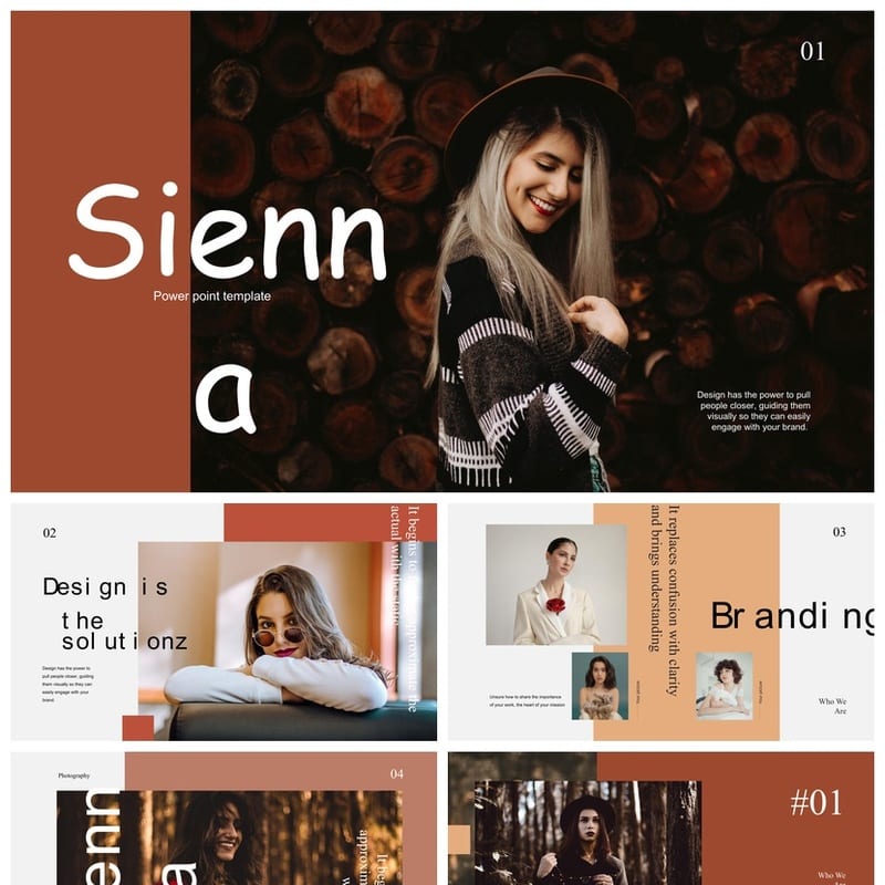 莫兰迪系工作总结PPT源文件 商务简约pptx模板素材 - 工作PPT 模板