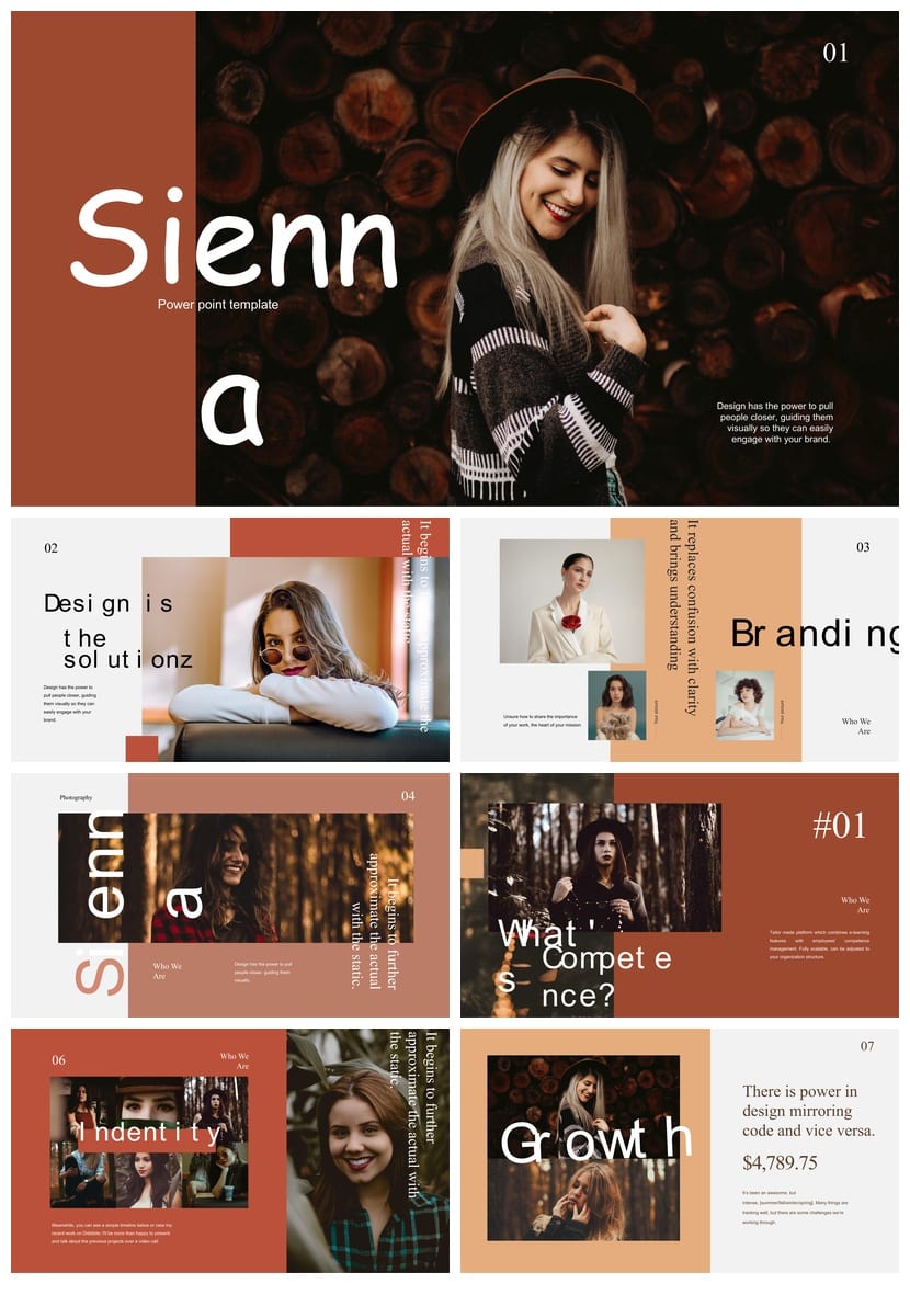 莫兰迪系工作总结PPT源文件 商务简约pptx模板素材 - 第1页预览