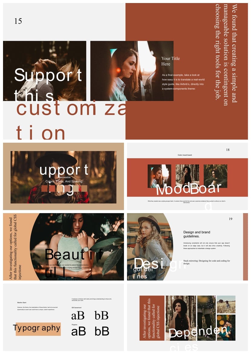 莫兰迪系工作总结PPT源文件 商务简约pptx模板素材 - 第3页预览