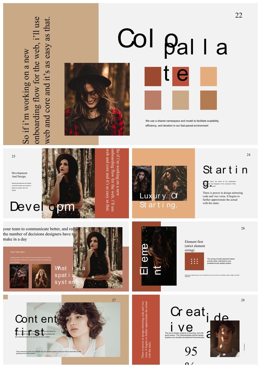 莫兰迪系工作总结PPT源文件 商务简约pptx模板素材 - 第4页预览