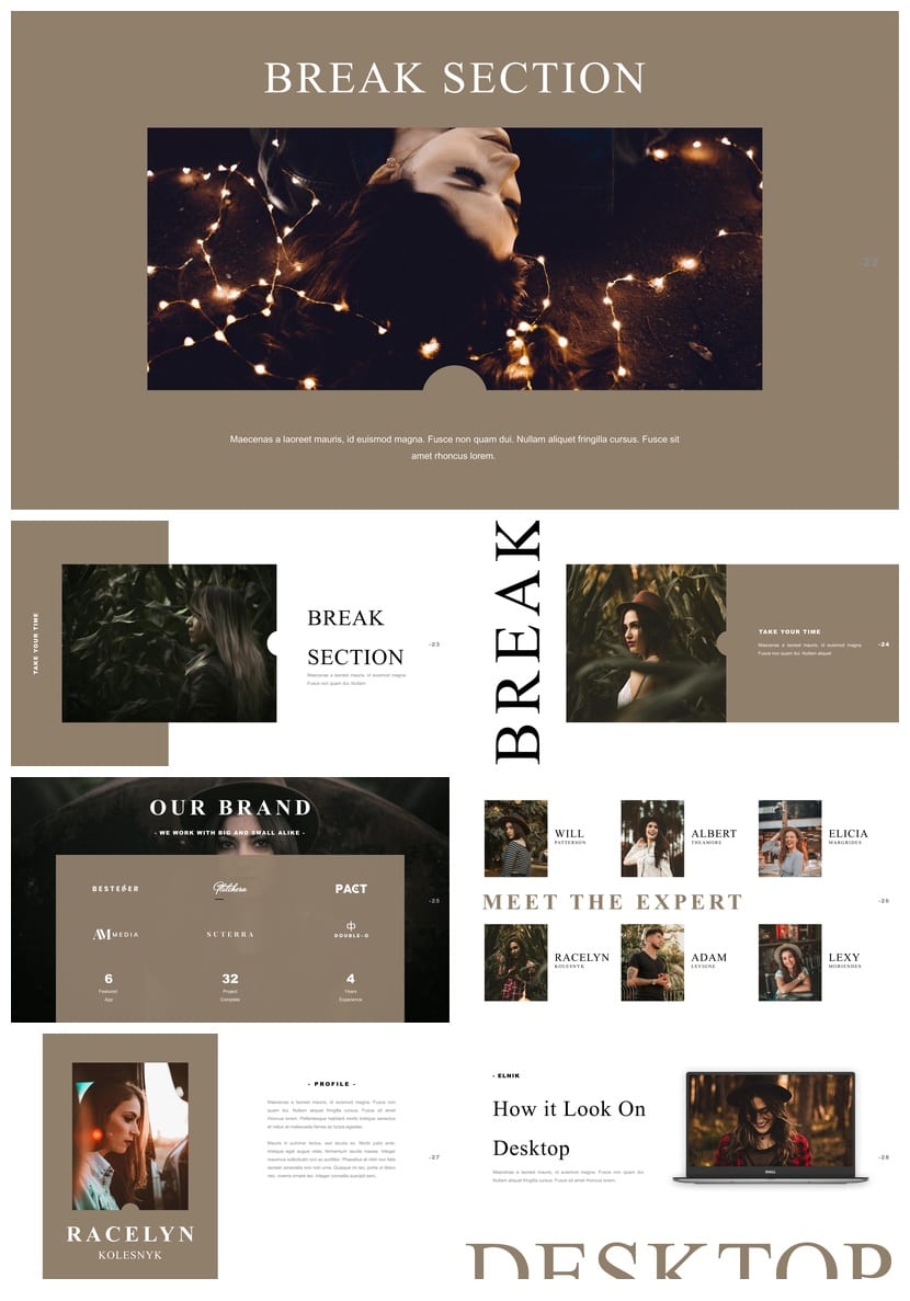 莫兰迪系工作总结PPT模板 高级感简约风可编辑pptx源文件素材 - 第4页预览