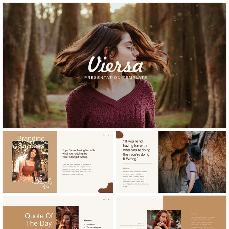 莫兰迪系工作总结PPT源文件 高级感简约风pptx模板素材 - 工作PPT 模板