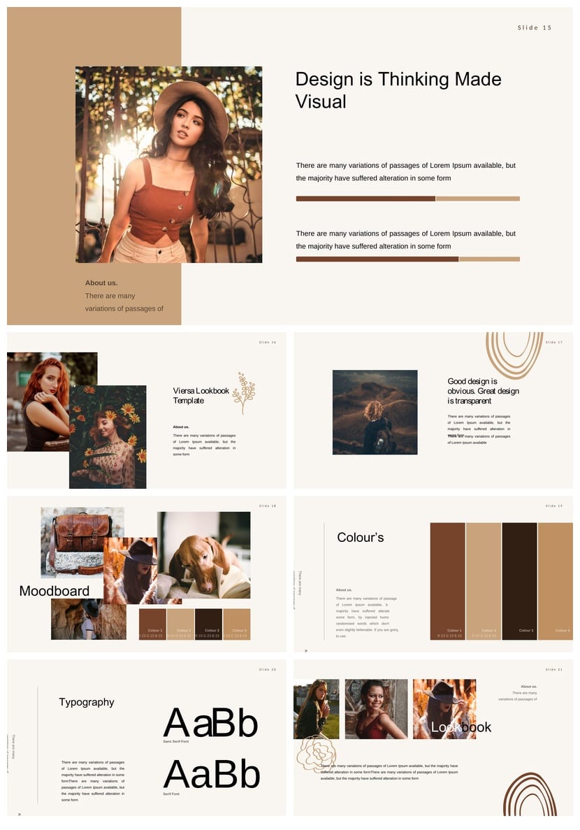 莫兰迪系工作总结PPT源文件 高级感简约风pptx模板素材 - 第3页预览