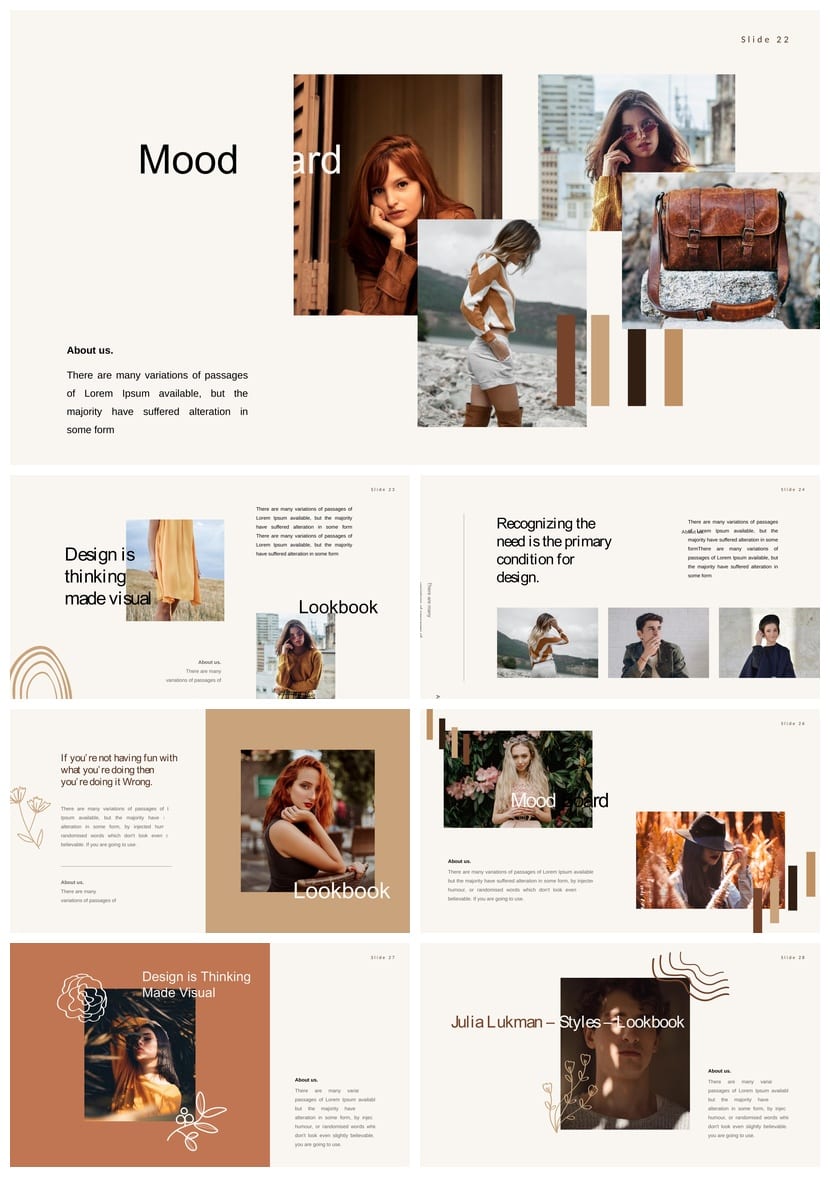 莫兰迪系工作总结PPT源文件 高级感简约风pptx模板素材 - 第4页预览