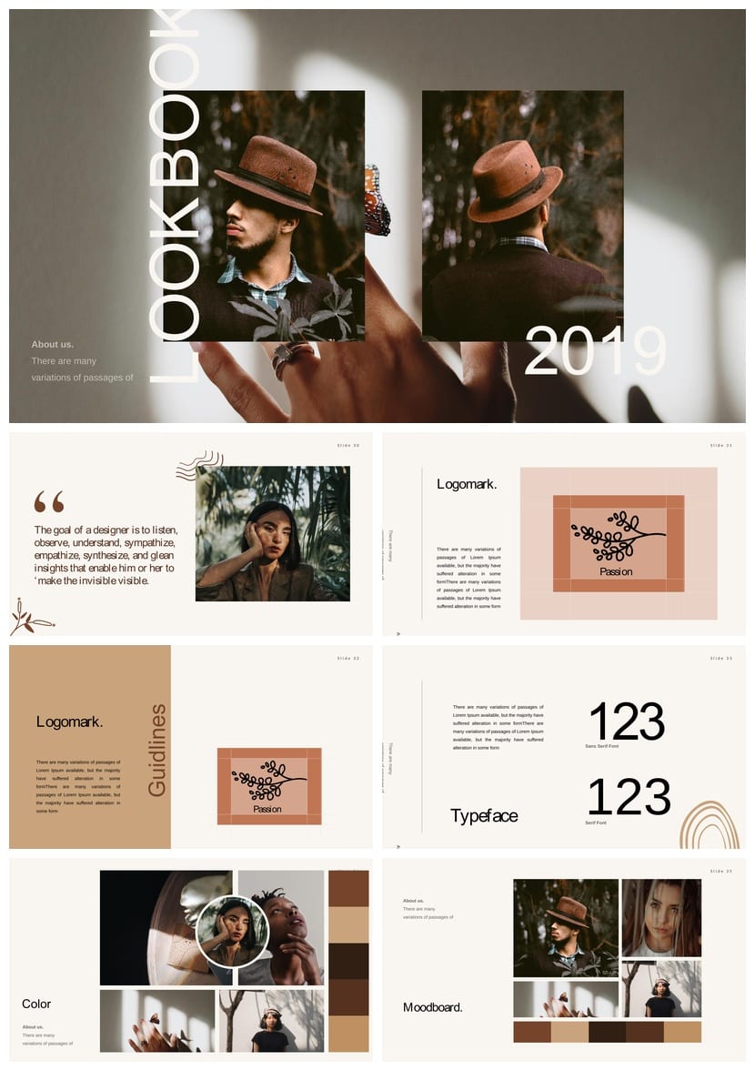 莫兰迪系工作总结PPT源文件 高级感简约风pptx模板素材 - 第5页预览