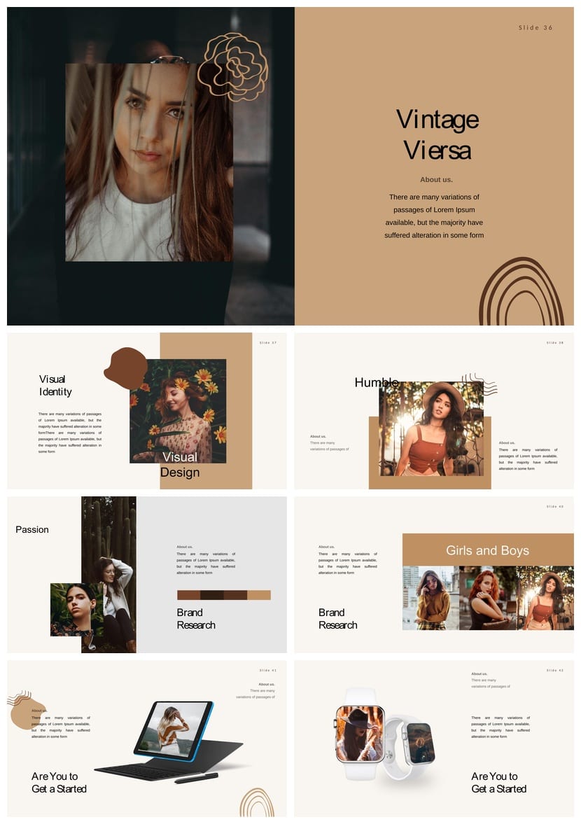 莫兰迪系工作总结PPT源文件 高级感简约风pptx模板素材 - 第6页预览