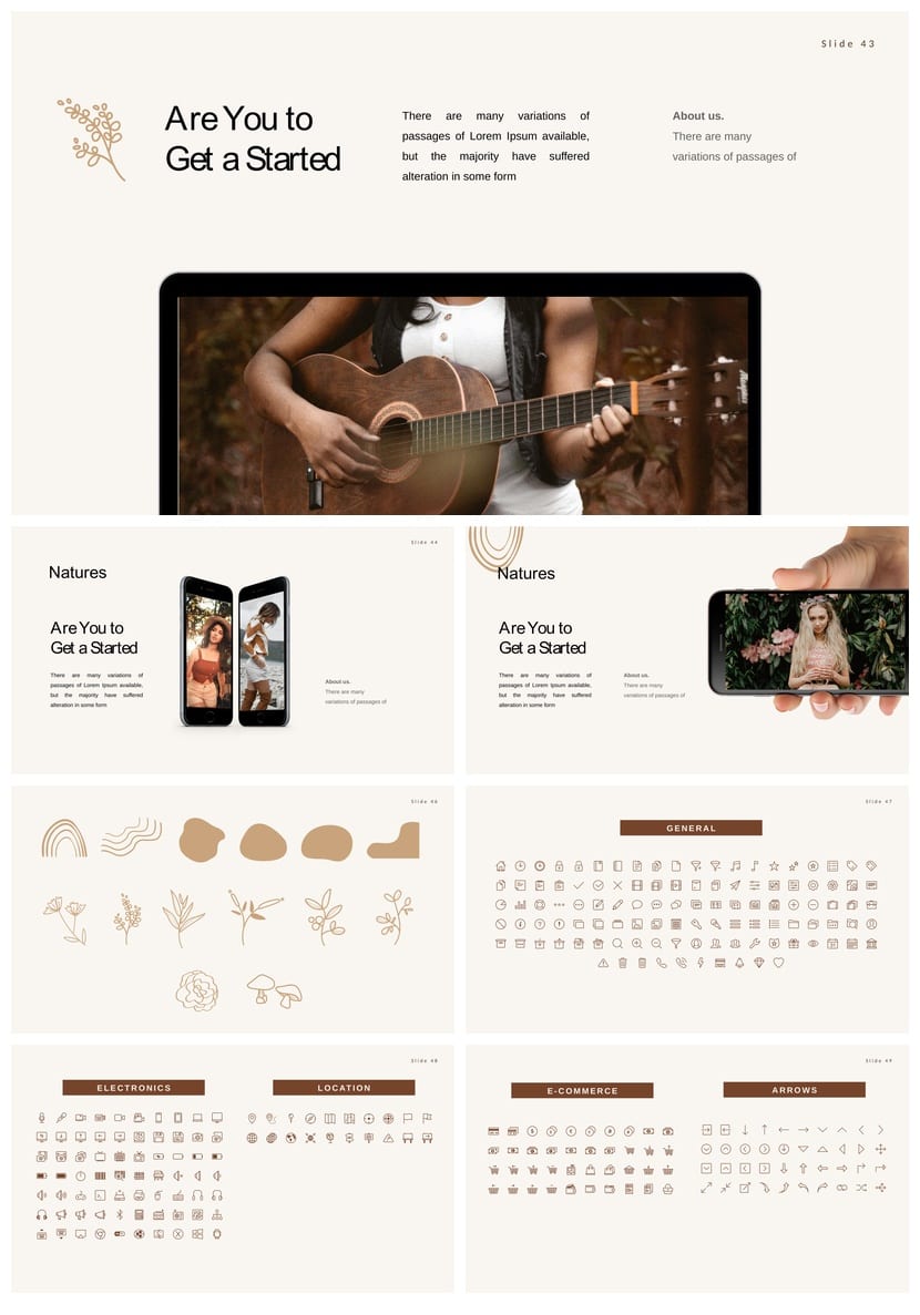 莫兰迪系工作总结PPT源文件 高级感简约风pptx模板素材 - 第7页预览