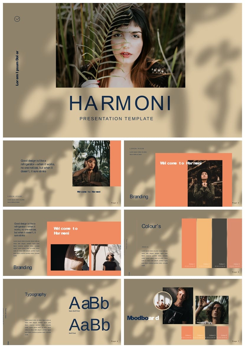 莫兰迪系工作总结PPT源文件 高级感扁平化可编辑pptx模板素材 - 第1页预览