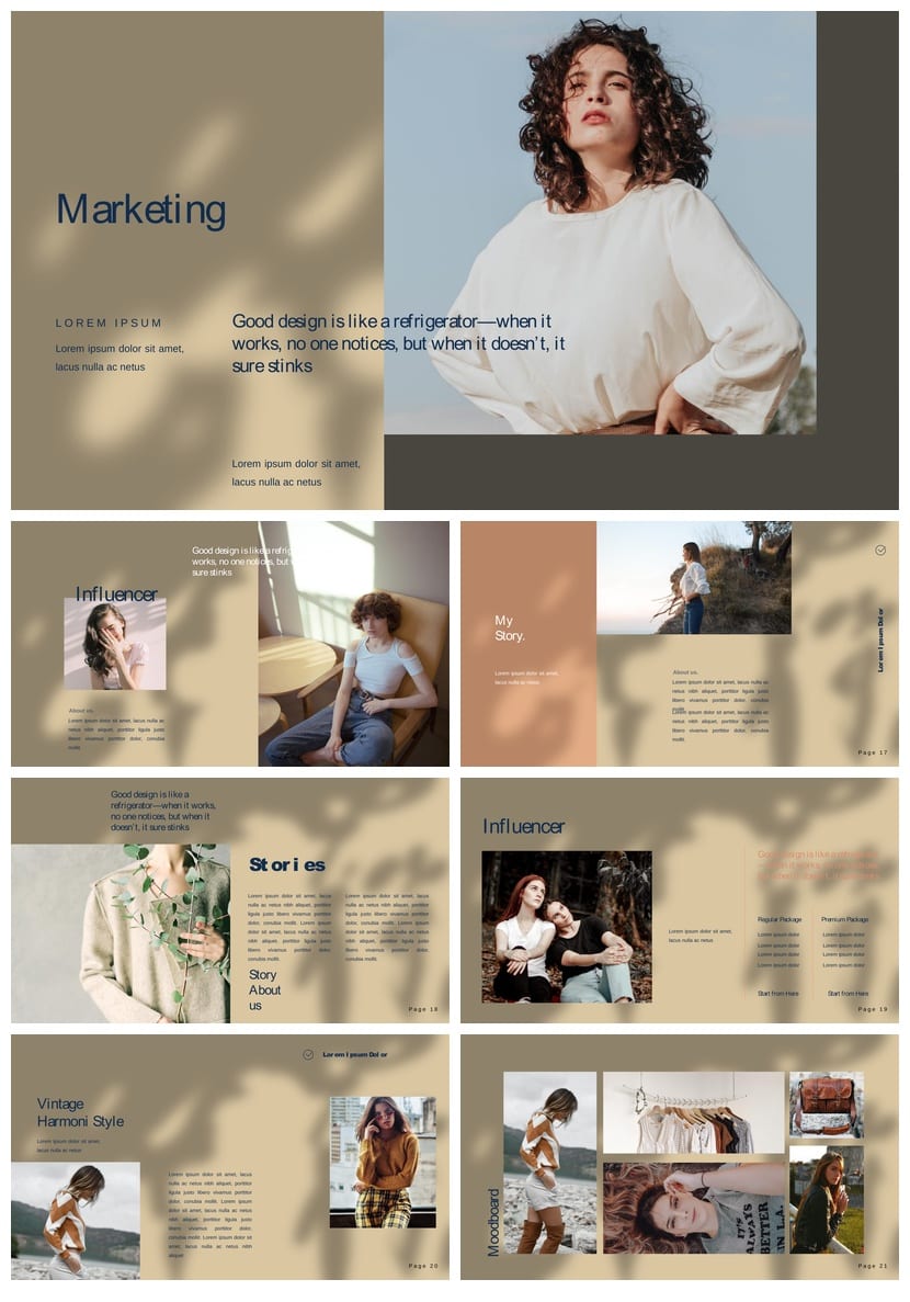 莫兰迪系工作总结PPT源文件 高级感扁平化可编辑pptx模板素材 - 第3页预览