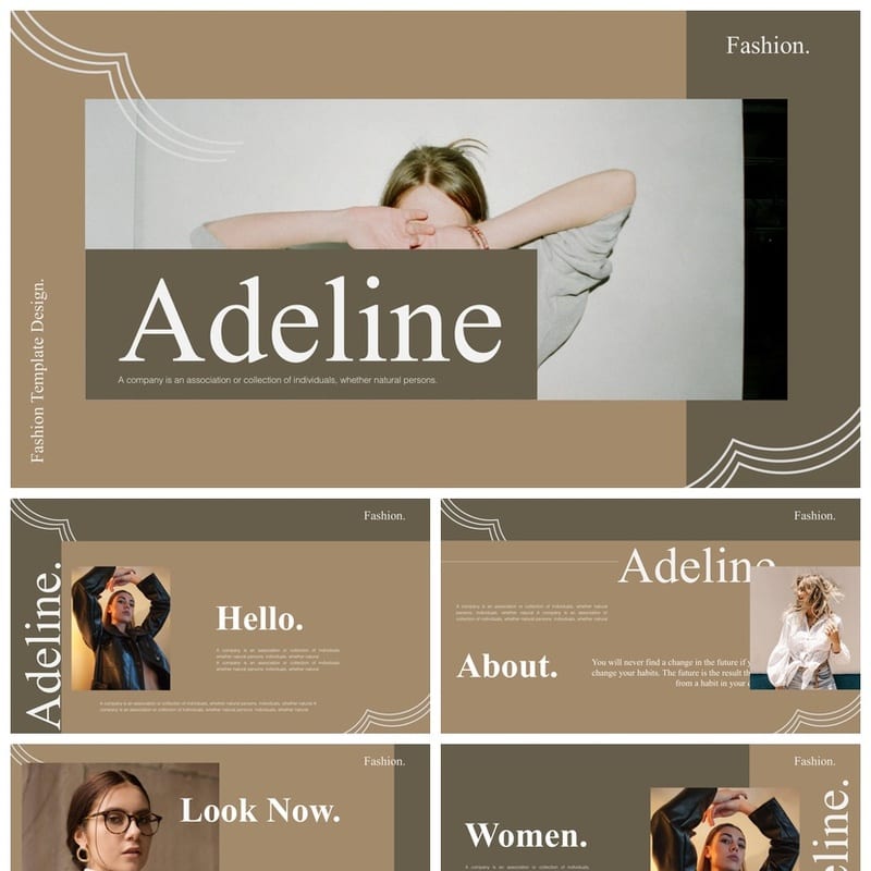 莫兰迪系工作总结PPT模板 高级感简约pptx源文件素材 - 工作PPT 模板