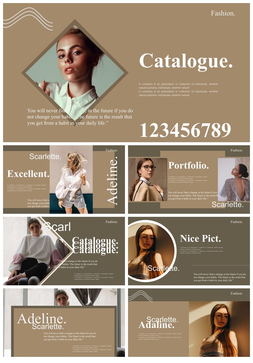 莫兰迪系工作总结PPT模板 高级感简约pptx源文件素材 - 第3页预览