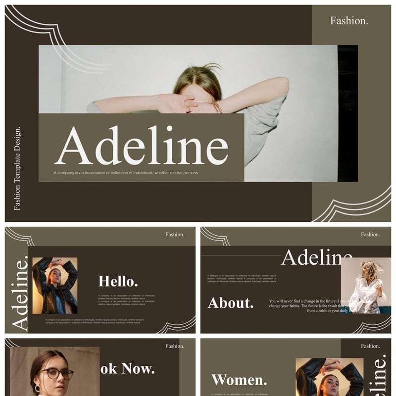 莫兰迪系PPT模板 工作总结汇报源文件pptx素材 - 工作PPT 模板