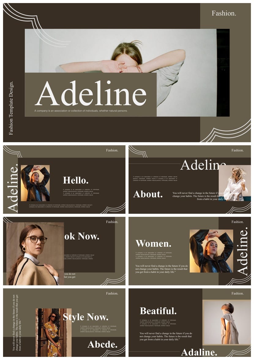 莫兰迪系PPT模板 工作总结汇报源文件pptx素材 - 第1页预览