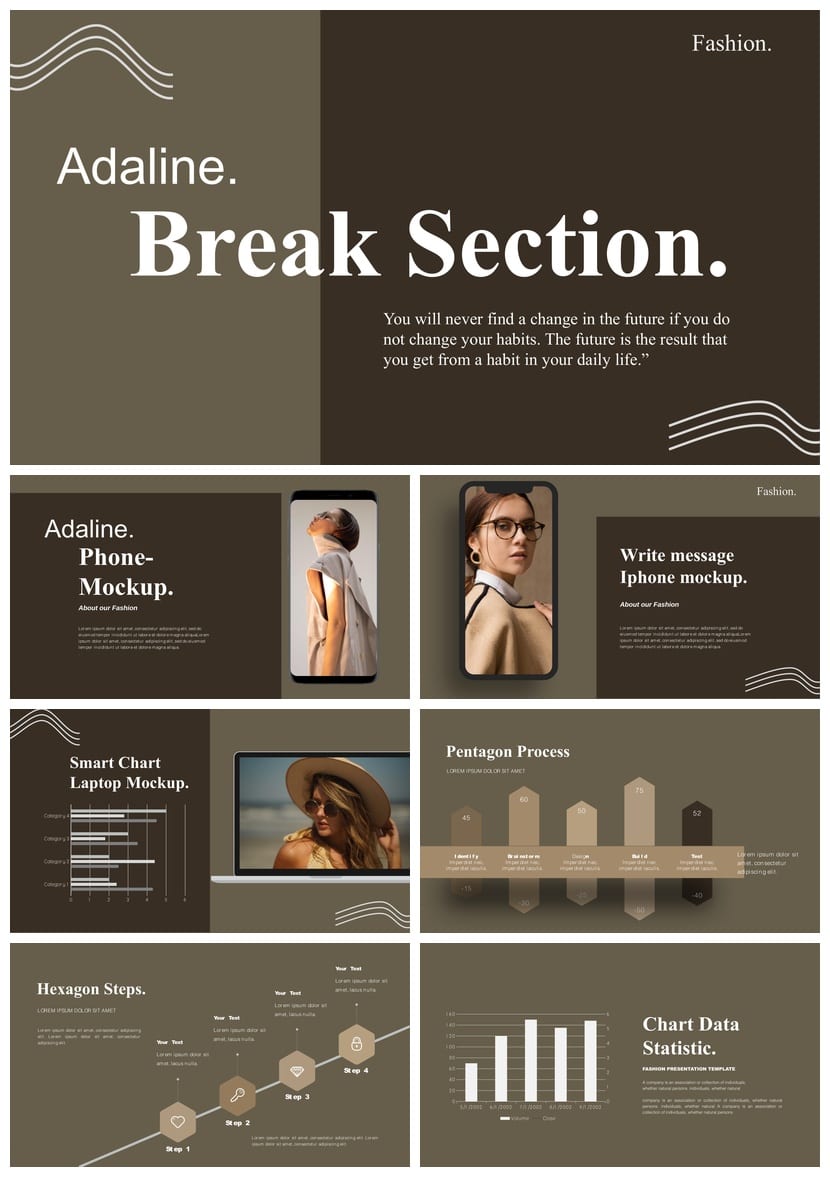 莫兰迪系PPT模板 工作总结汇报源文件pptx素材 - 第4页预览