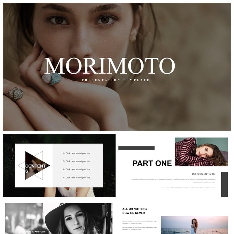 莫兰迪系工作总结PPT模板 简约通用可编辑pptx源文件素材 - 工作PPT 模板