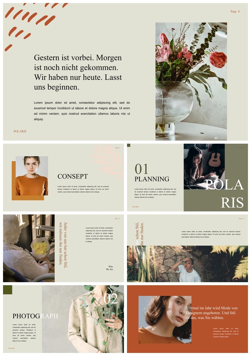 莫兰迪系工作总结PPT源文件 高级感扁平化设计pptx模板素材 - 第2页预览