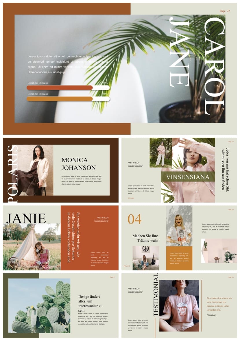 莫兰迪系工作总结PPT源文件 高级感扁平化设计pptx模板素材 - 第4页预览