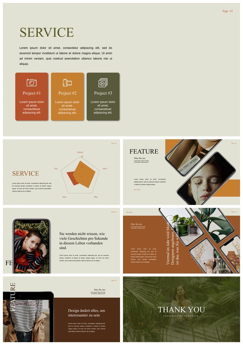 莫兰迪系工作总结PPT源文件 高级感扁平化设计pptx模板素材 - 第7页预览