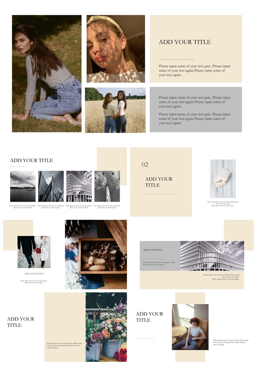 莫兰迪系工作总结PPT模板 高级感可编辑pptx源文件素材 - 第2页预览